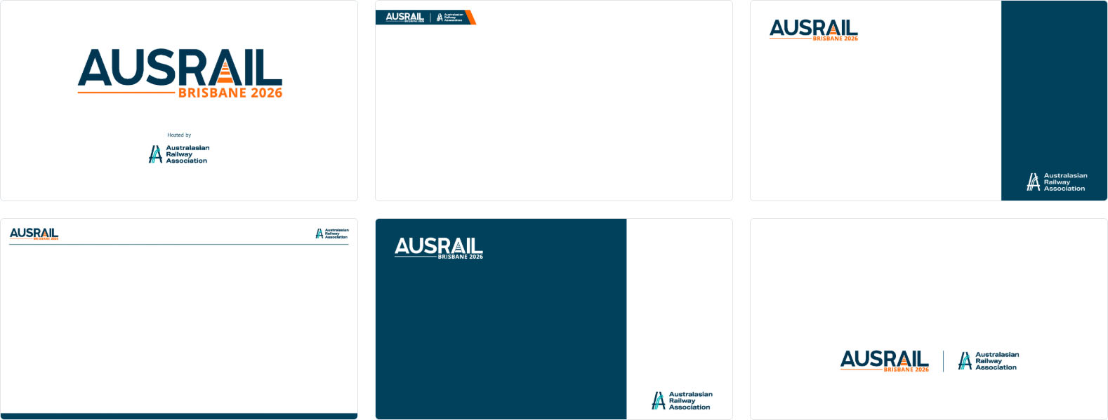 AusRAIL 2026 - Powerpoint Template